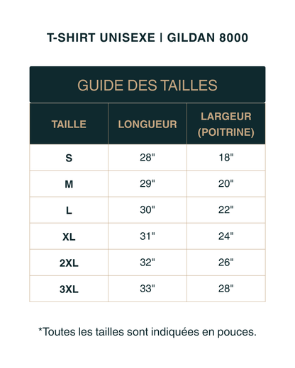 T-shirt unisexe manches courtes | Anti-humidité & Confort | Gildan Dryblend 8000 | 41 couleurs disponibles