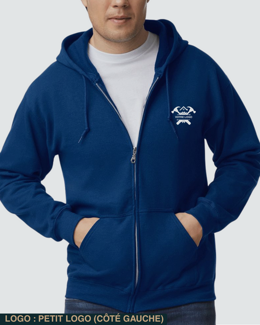 Veste Gildan 18600 Full Zip | Personnalisée | FYLIA Impression